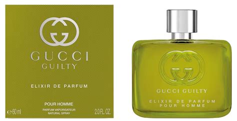 gucci elixir de parfum pour homme|gucci absolute pour homme.